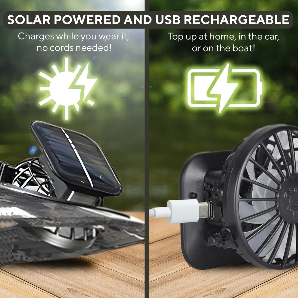 VoltCap Co ™ Ultralight Solar Fan Hat