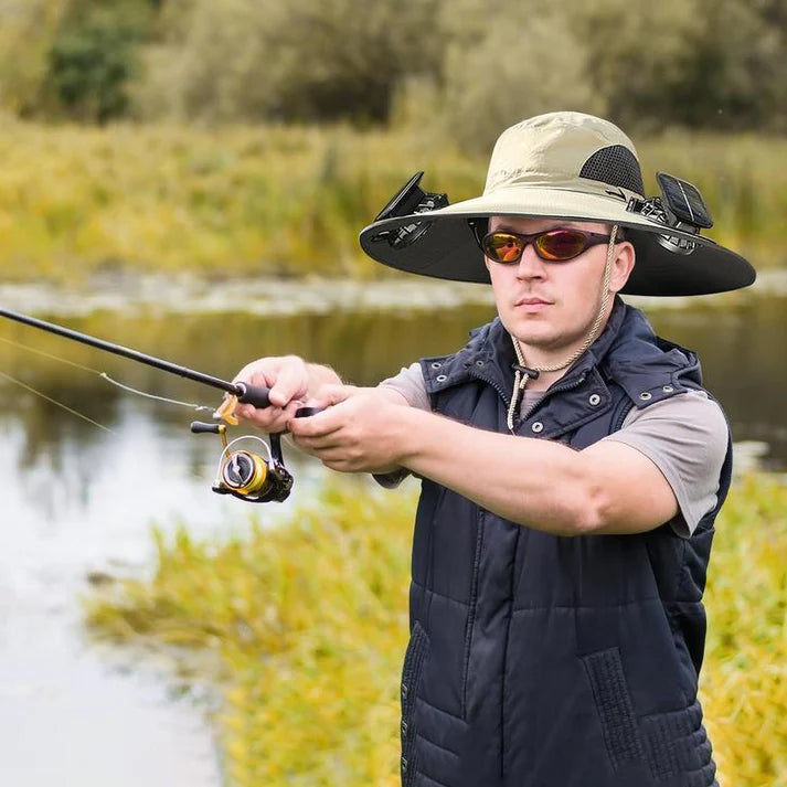 VoltCap Co ™ Ultralight Solar Fan Hat
