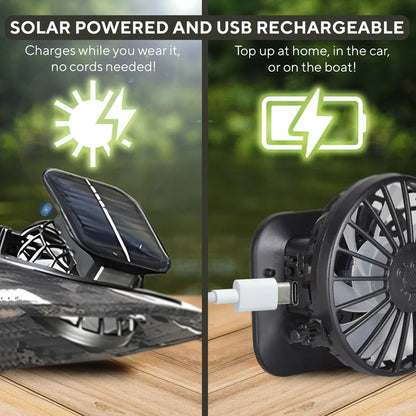 VoltCap Co ™ Ultralight Solar Fan Hat